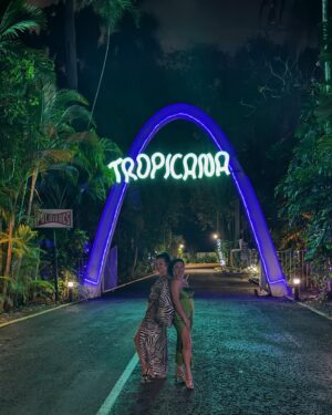 Chrissie Fit Instagram - If you know me, you know that I’ve been obsessed with the Tropicana since I found out that my great aunt (second pic) danced there in the late 1950s. It’s no surprise that I went to a show while I was in Cuba, dressed and ready to cha-cha-cha. What was surprising is that they actually let me do it. They called us onto the famous stage 💚 A memory I will never forget! Love you, @guillie9 😘

#Cuba #Habana #Havana #Tropicana #ReturnToMyRoots #CubanHeritage #CubanDancers #bajolasestrellas #underneaththestars
