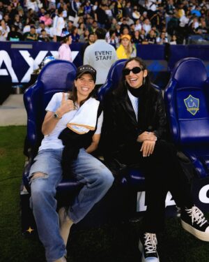 Christen Press Instagram - Thanks for having us @lagalaxy. What an atmosphere! What a game!