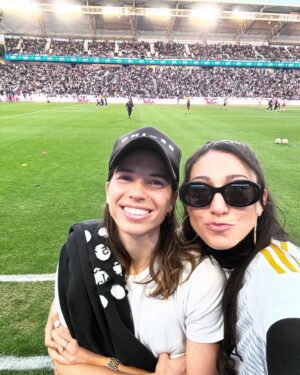 Christen Press Instagram - Thanks for having us @lagalaxy. What an atmosphere! What a game!