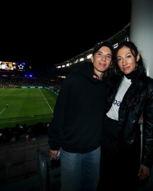 Christen Press Instagram - Thanks for having us @lagalaxy. What an atmosphere! What a game!