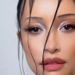 Christian Serratos Instagram - I’m so sorry 🥀 #christianserratos #makeupbyjennakristina