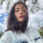Christian Serratos Instagram - @aknvas forever 🩵 never taking off this jacket.