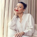 Christian Serratos Instagram - How cute is the Rouge Dior Minaudière Clutch?! So chic and perfect for touch ups on the go. @DiorBeauty @DiorBeautyLovers @Dior #RougeDior