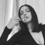 Christian Serratos Instagram - @aknvas forever 🩵 never taking off this jacket.