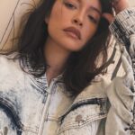 Christian Serratos Instagram - @aknvas forever 🩵 never taking off this jacket.