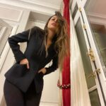 Christian Serratos Instagram - I like to be intentional with my wardrobe and get pieces I love and cherish that can stand the test of time and be passed down to my daughter. I was so excited to finally add the Dior Bar Jacket to my collection while I was in Paris. What I love about this piece is it’s simplicity and versatility. I can pack the Bar Jacket for any work trip or girls trip and know I will feel and look my best. Created in 1947 but she does not look a day over 25. The #DiorBarJacket brings a timeless and elevated style to any look. @Dior