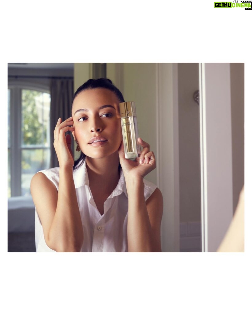 Christian Serratos Instagram - Prestige Le Nectar is a true moment of luxury. Since adding this to my routine my skin has become so luminous! I’ve had people doing my makeup mention how great it lays under makeup too 🤩 @DiorBeauty @DiorBeautyLovers @Dior #DiorPrestige #DiorPrestigeLeNectar