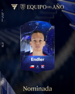 Christiane Endler Instagram - 🌟 ¡Nominada para el Equipo del Año! 🌟

Vota en el link de la bio por tus atletas favoritos para el Equipo del Año de #FC24. 💪❤️