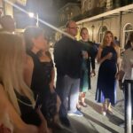 Christina Hendricks Instagram - We started at the unbelievably beautiful property of @soniathouse designed by the exceptional @kenfulk for cocktails and welcoming everyone to New Orleans before we all set out for a little New Orleans French Quarter history with @hottesthelltours . It was especially perfect for those of our friends who were seeing Nola for the first time. Yes, I kept my @csiriano gown on for every second of it! Quite possibly my favorite dress of all time. My father said being at the Soniat House is like being inside my mind🤗