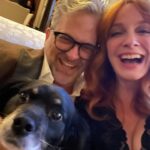 Christina Hendricks Instagram - Happy Birthday Kidd-o. You’re the tops!!!🎩 #triscuit