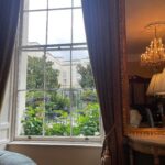 Christina Hendricks Instagram – What a delightful and much needed staycation in Dublin at the @merrionhotel romantic and cozy. Got some tourism in and delicious restaurants! Triscuit loved #merrionsquare for ball and people watching🥰 and of course… afternoon tea.