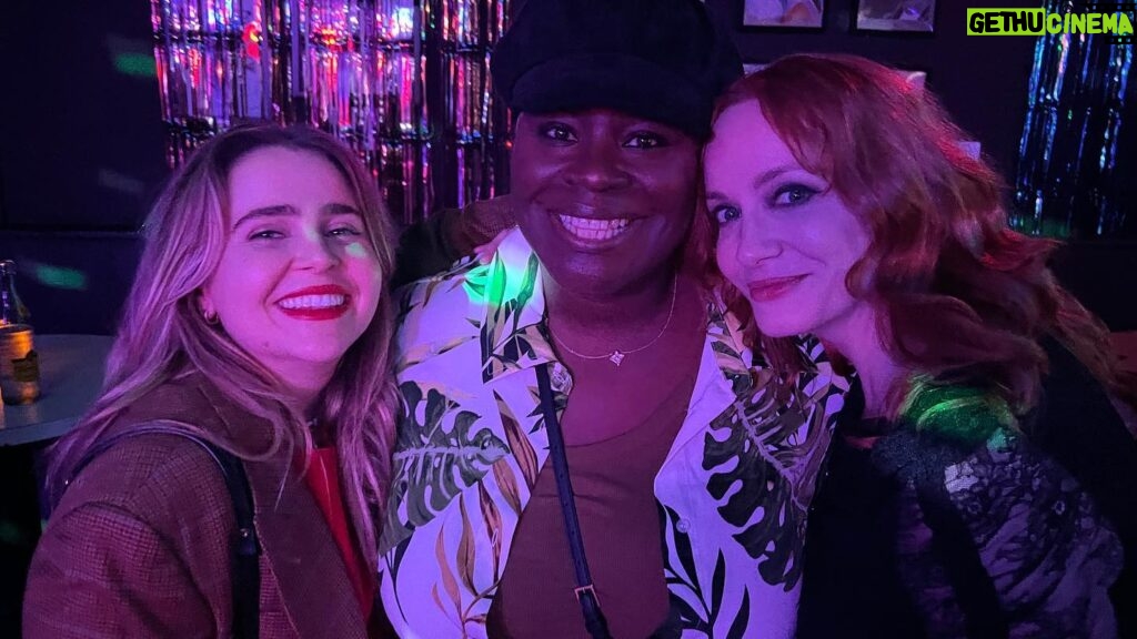 Christina Hendricks Instagram - I got to throw @steadig his absolute dream birthday party and it brought tears to my eyes seeing how happy he was rocking the night away to @thewarlocks his favorite band and @desire_musicofficial his favorite DJ . Thank you @housewithapool and @thesilverlakelounge for all your amazing help! It was a night we’ll NEVER forget. I can’t top this, so, George, don’t expect this every year!!! 😂🤣😘 I love you . Dang! Instagram won’t let me tag everyone
