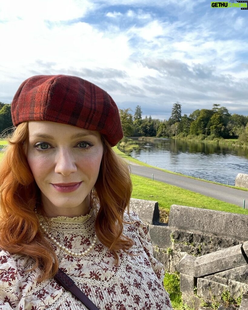 Christina Hendricks Instagram - You didn’t think I was done with castle content did you? @ashfordcastle