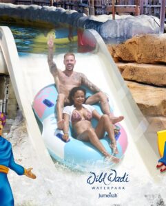 Christina Milian Instagram - When Mom & Dad get a break from parenting TO BE KIDS ourselves. @wildwadiwaterpark 💦
