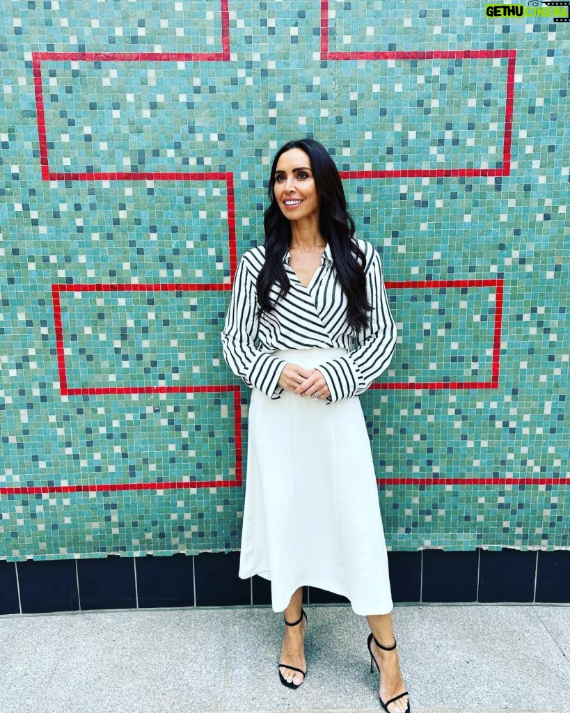 Christine Lampard Instagram - Loved my time on @lorraine the past few weeks! Thanks for all your messages. @ranvirtv will be in the hot seat on Monday ❤️
