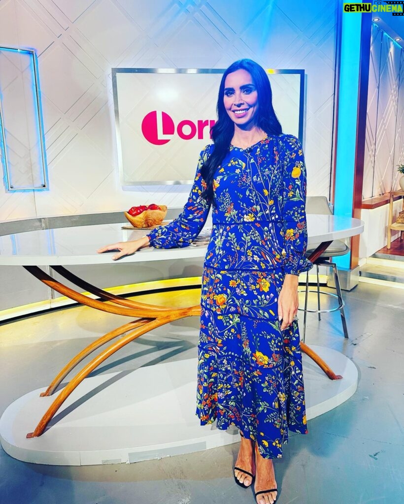 Christine Lampard Instagram - Loved my time on @lorraine the past few weeks! Thanks for all your messages. @ranvirtv will be in the hot seat on Monday ❤️