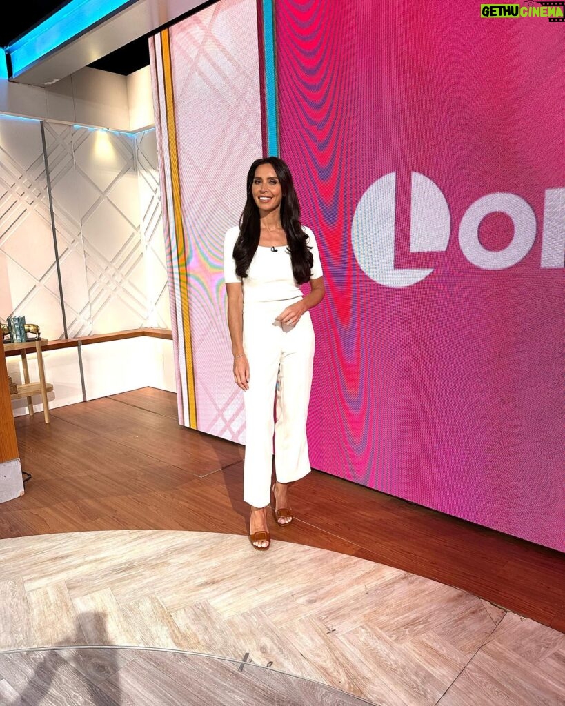 Christine Lampard Instagram - See you back on @lorraine on Wednesday! (Action camera shot courtesy of Darren 😀)