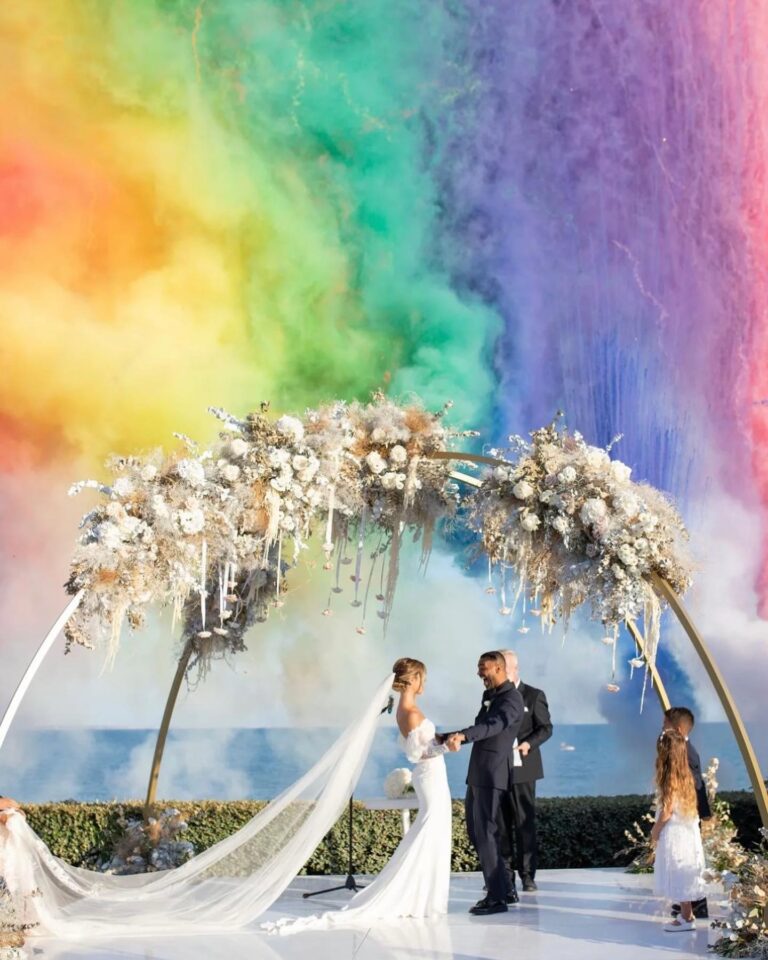 Christine Lampard Instagram - A beautiful wedding in such a beautiful place! Congratulations @sharoncanu @theofficialac3 ❤️