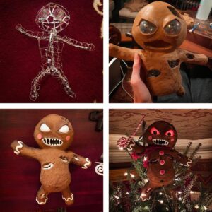 Christine McConnell Instagram - Gingerbread Christmas tree topper!
🍭🎄🍭 
Brand new episode just went up on YouTube ✨