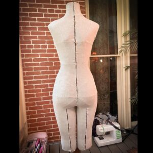 Christine McConnell Instagram - Detail photos of the dress form :D  I made it from recycled shipping boxes 🎉