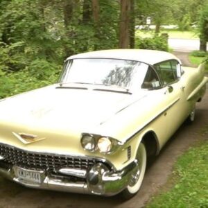 Christine McConnell Instagram - Today is my 40th birthday and this car has no seatbelts or airbags… so it might be my last! 🎉😬🎉

1958 Cadillac Coupe DeVille 🔥