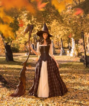Christine McConnell Instagram - Had an amazing time in #salem for Halloween this year with my Mom, Brother and Captive 🍁🎃🍁

The making of this broom is featured in a brand new episode on YouTube and the costume making episode is up on Patreon 🥳

Thank you so much to Kirstie from @Blackcraftcult for the eerie midnight tour of your incredible shop on Essex St ✨☠️✨

#halloween #salemjack