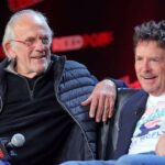 Christopher Lloyd Instagram - I cherish these moments! Thank you to @newyorkcomiccon , my dear friend @realmikejfox , and most importantly all you wonderful fans who show up year after year. This is all because of you! This is heavy! ⚡️