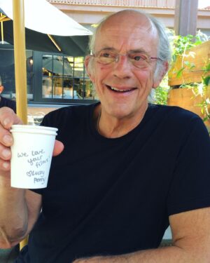 Christopher Lloyd Instagram - I truly have the greatest fans. Miss you all! #doublecappucino