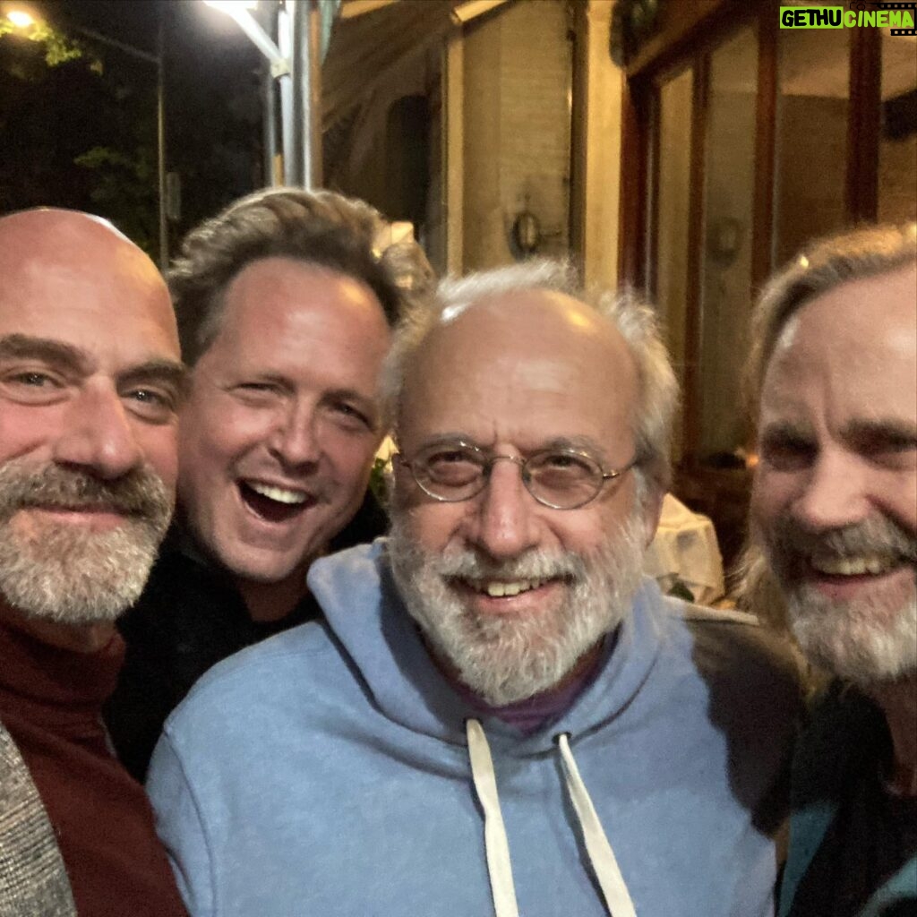 Christopher Meloni Instagram - Dinner with the Wizard of #Oz and some of the boys. #greatpeople #greattimes #greatlove