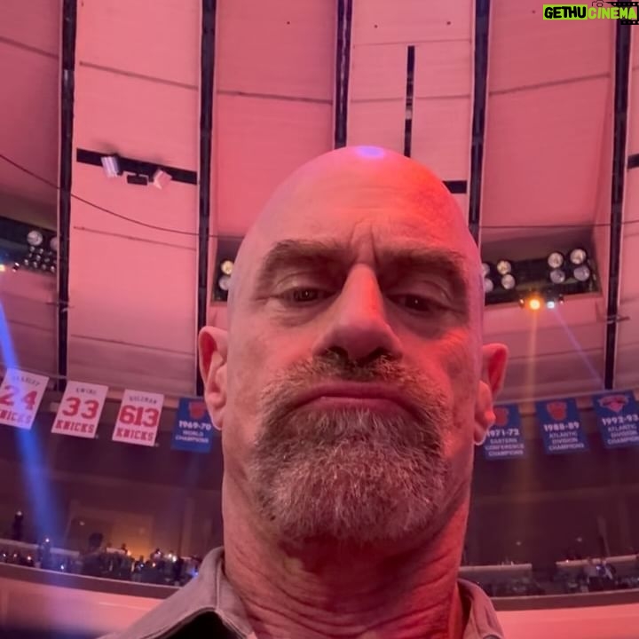 Christopher Meloni Instagram - And just. Like. That. #GoKnicksGo