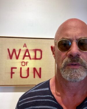 Christopher Meloni Instagram - My face basically says “wad of fun”
Polar dog
Mr. Rubber Burner with @driverseast