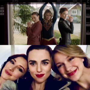 Chyler Leigh Instagram - We some Badass B’s !! @melissabenoist & #katiemcgrath I ❤️ you ... Sending love to ALL the ladies around the world as we celebrate #InternationalWomensDay #IWD2019