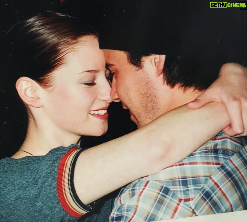 Chyler Leigh Instagram - Is #soinlovesaturday a thing?? Throwback to a 20 year old me holding on to @eastofeli like there was no tomorrow. 15 years later, you're still in my arms. I love you with all my ❤️ Babe #forever #westleigh #iloveyou #next15