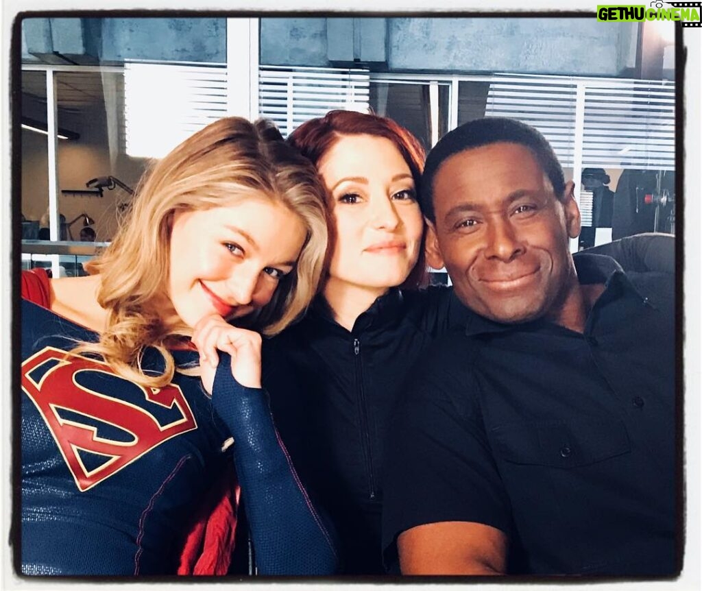 Chyler Leigh Instagram - Moi @melissabenoist @davidharewood = #family