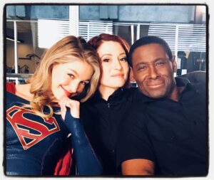 Chyler Leigh Instagram - Moi   @melissabenoist   @davidharewood = #family