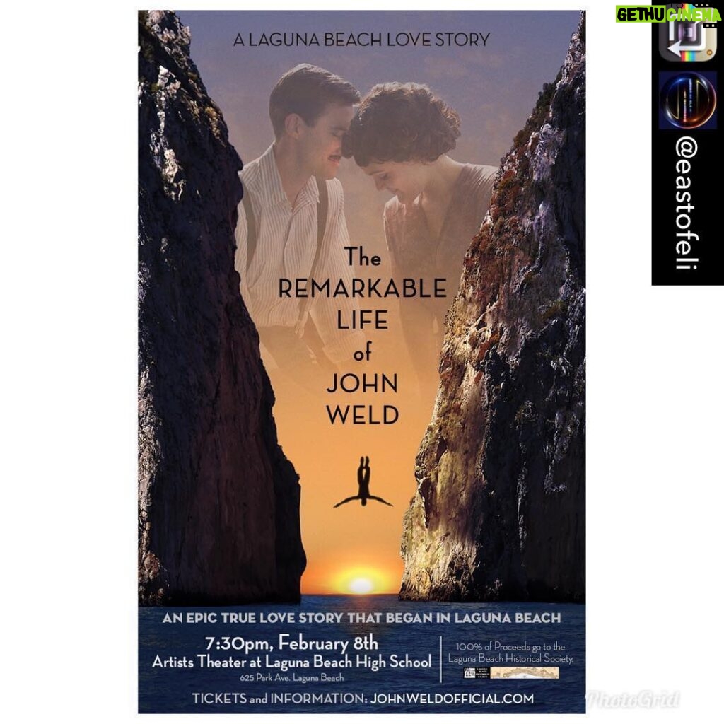 Chyler Leigh Instagram - Hi everyone! I’d like to share a very special project that @eastofeli produced alongside @gabecreates - a long time dear friend and the PHENOMENAL director of this film - created. It’s truly a beautiful piece! See below for more about this project and then visit https://johnweldofficial.com to buy tix ASAP ❤️ Repost from @eastofeli using @RepostRegramApp - Hey, friends! I wanted to take an opportunity to share an amazing project outside of music that I had the honor & privilege to produce in 2017. It’s a docu-drama called “The Remarkable Life of John Weld”. A true life story of Everyman, John Weld, who went from stuntman during Hollywood’s golden era, to acclaimed journalist and best selling writer. His unique life view and unwavering positive spirit touched everyone he met and propelled him into adventures with some of the most influential, artists, writers, actors, politicians and industrialists of the 20th Century. For those interested in attending the world premiere on Feb. 8th in Laguna Beach, CA you can order tickets now & learn more about this remarkable man @ https://johnweldofficial.com & the best part is 100% of the proceeds will benefit the Laguna Beach Historical Society.🙌