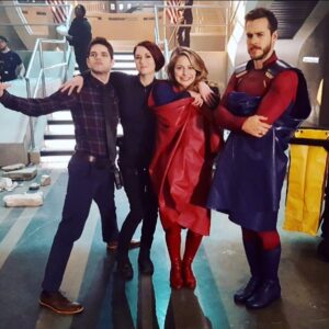 Chyler Leigh Instagram - Happy Birthday to the most Super-est of Sisters! We sure all love you very very much @melissabenoist ❤️👯‍♀️❤️