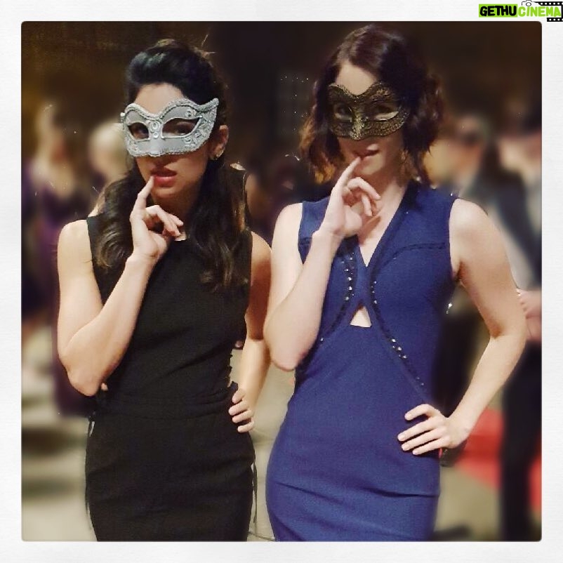 Chyler Leigh Instagram - @florianalima and I doing our best @davidharewood impression #Sanvers ... Oh what a night...