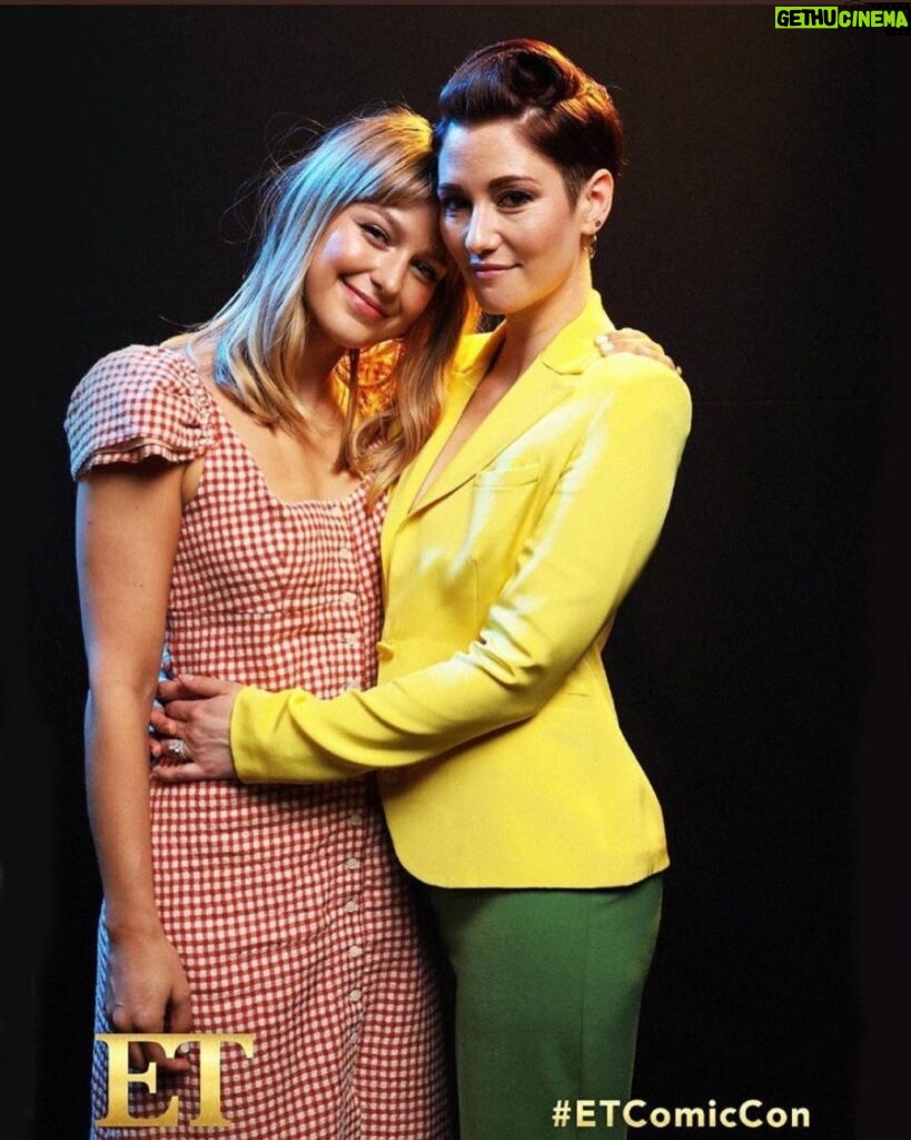 Chyler Leigh Instagram - This girl has my heart. I love you @melissabenoist Thank you for being one of the brightest lights in my life 👯‍♀️ Here until forever 🥂 #danverssisters #sdcc2019 @supergirlcw