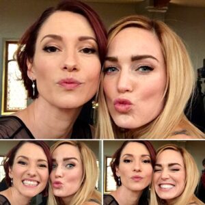 Chyler Leigh Instagram - #tbt to that time when @caitylotz & I kicked some major ass on the #Supergirl episode of the #CrisisOnEarthX crossover extravaganza #partnerincrime 👊🏻💥👊🏻 #imacaityfan #whitecanary #alexdanvers #DCLegends #Arrow #TheFlash