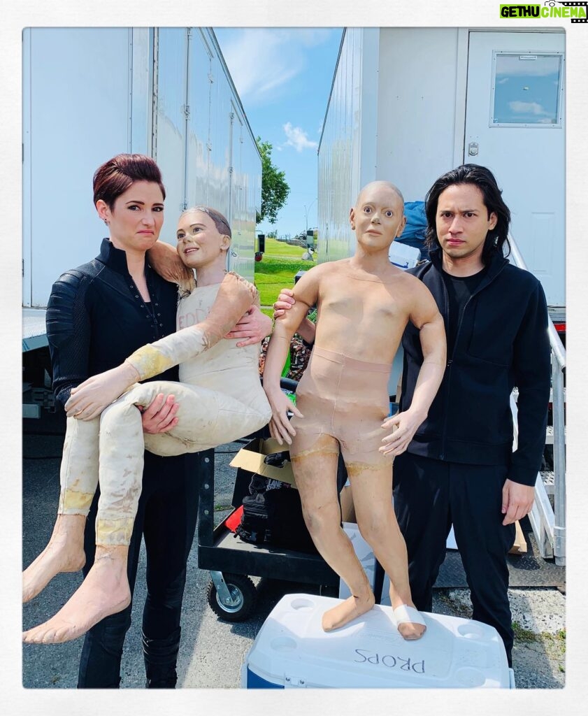 Chyler Leigh Instagram - @jesse_rath & I with the ultimate #yikes faces... #NeverCallThemDummies