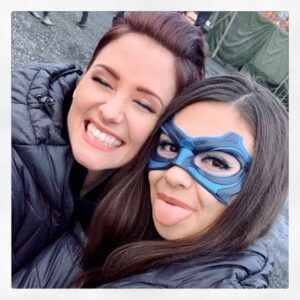 Chyler Leigh Instagram - @nicoleamaines ... she cute 🥰 #CrisisOnInfiniteEarths ends tonight! Don’t miss it!