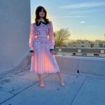 Ciara Bravo Instagram – if we’re staying inside for another year, i’m abandoning the idea of shoes. 
@samanthamcmillen_stylist 
@rodarte