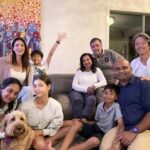 Cindy Sirinya Bishop Instagram - Together again with our Melbourne fam bam! We finally made it over to your side of the pond. All settled in, cozy and looking forward to making some lovely memories. ❤️ #melbourne #familytrip #buddy #labradoodle #homesweethome