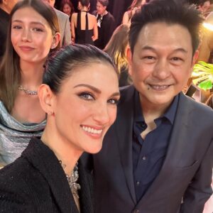 Cindy Sirinya Bishop Instagram - Incredible night at @matildathemusical Gala Premiere in Bangkok last night! What a performance! We were on the edge of our seats the entire show, gasping out loud with delight at the unbelievable talent of the cast, the stunning sets, costumes, and lighting for every act. Matilda has been a favorite character in our family for years, starting with the classic book by @roald_dahl, then the feature film and now for the first time in Bangkok, the live musical performance staged by @thersc 🎉🎉🎉 

Thank you especially to @rachadalai @tero_asia @livenationth for having us attend the red carpet gala last night. And to all the organizers and sponsors for bringing this spectacular production here. On until 3 March (15 shows) you don’t want to miss this!! Tickets start from 1000bht and available at @thaiticketmajor 🎉

#matildathemusical #matilda #musical #ratchadalai