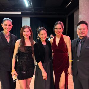 Cindy Sirinya Bishop Instagram - Incredible night at @matildathemusical Gala Premiere in Bangkok last night! What a performance! We were on the edge of our seats the entire show, gasping out loud with delight at the unbelievable talent of the cast, the stunning sets, costumes, and lighting for every act. Matilda has been a favorite character in our family for years, starting with the classic book by @roald_dahl, then the feature film and now for the first time in Bangkok, the live musical performance staged by @thersc 🎉🎉🎉 

Thank you especially to @rachadalai @tero_asia @livenationth for having us attend the red carpet gala last night. And to all the organizers and sponsors for bringing this spectacular production here. On until 3 March (15 shows) you don’t want to miss this!! Tickets start from 1000bht and available at @thaiticketmajor 🎉

#matildathemusical #matilda #musical #ratchadalai
