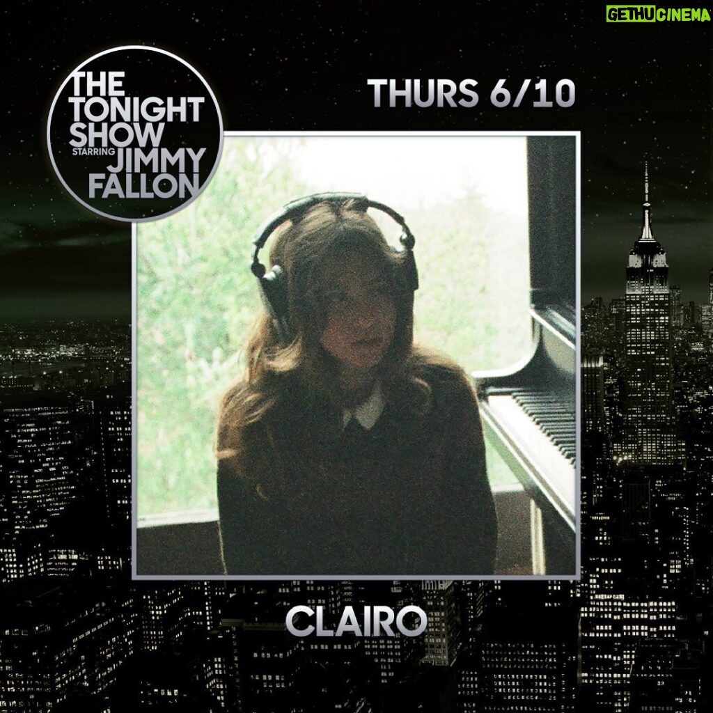 Clairo Instagram - I’ll be performing my song ‘Blouse’ on @fallontonight next week 🤓