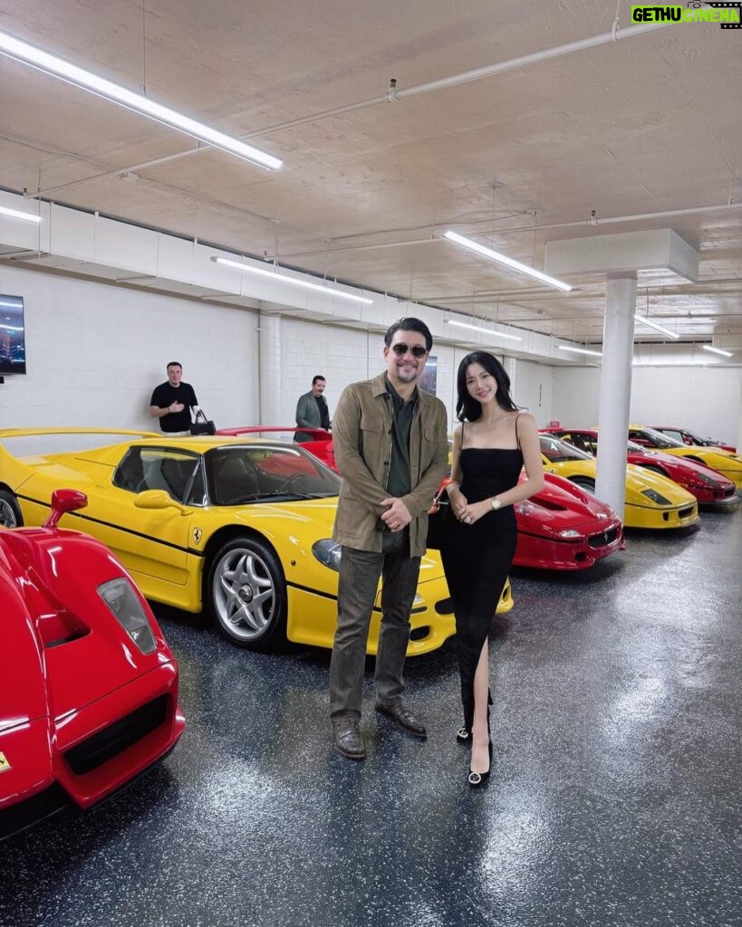 Clara Lee Instagram - Ferrari day with the one and only ferraricollectordavidlee