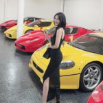 Clara Lee Instagram - Ferrari day with the one and only ferraricollectordavidlee