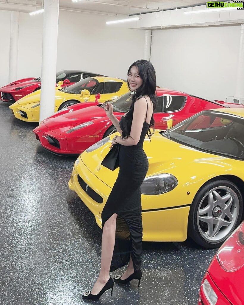 Clara Lee Instagram - Ferrari day with the one and only ferraricollectordavidlee
